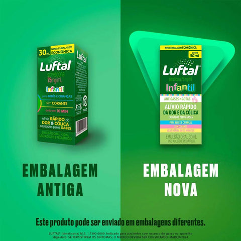 Luftal Infantil  75mg/mL - 30 mL - Gotas