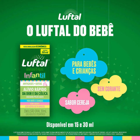Luftal Infantil  75mg/mL - 30 mL - Gotas