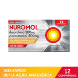 Nuromol  200mg + 500mg - 12 Unidades - Comprimido