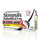 Pastilha Strepsils Mel e Limão 16 Unidades