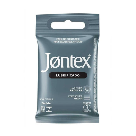 Preservativo Jontex Lubrificado  3 Unidades (A1)