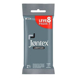 Preservativo Jontex Lubrificado  6 + 2 Unidades