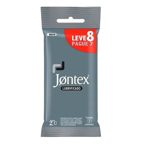 Preservativo Jontex Lubrificado  6 + 2 Unidades