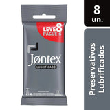 Preservativo Jontex Lubrificado  6 + 2 Unidades