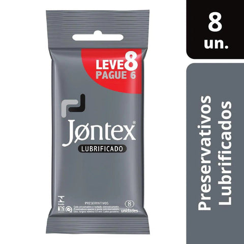 Preservativo Jontex Lubrificado  6 + 2 Unidades