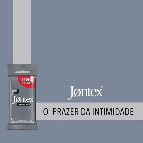 Preservativo Jontex Lubrificado  6 + 2 Unidades