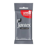 Preservativo Jontex Lubrificado  6 + 2 Unidades