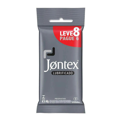 Preservativo Jontex Lubrificado  6 + 2 Unidades