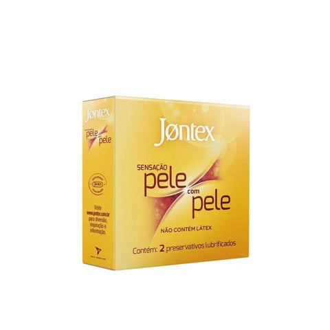 Preservativo Jontex Pele com Pele  2 Unidades