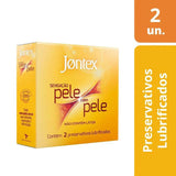 Preservativo Jontex Pele com Pele  2 Unidades