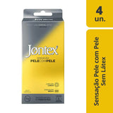 Preservativo Jontex Pele com Pele  4 Unidades