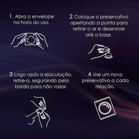 Preservativo Jontex Sensação Invisível  4 Unidades