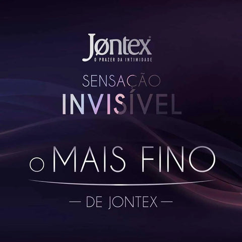 Preservativo Jontex Sensação Invisível  4 Unidades