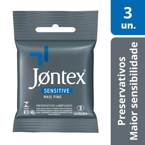 Preservativo Jontex Sensitive  3 Unidades