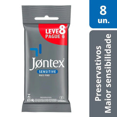 Preservativo Jontex Sensitive  8 Unidades