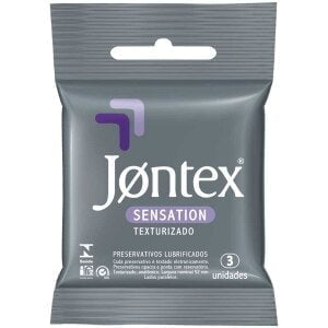 Preservativo Jontex Texturizado  3 Unidades