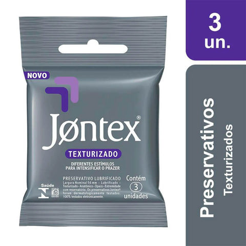 Preservativo Jontex Texturizado  3 Unidades