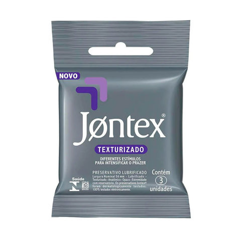 Preservativo Jontex Texturizado  3 Unidades