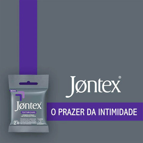 Preservativo Jontex Texturizado  3 Unidades