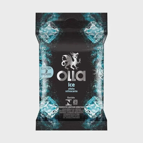 Preservativo Olla Ice  3 Unidades