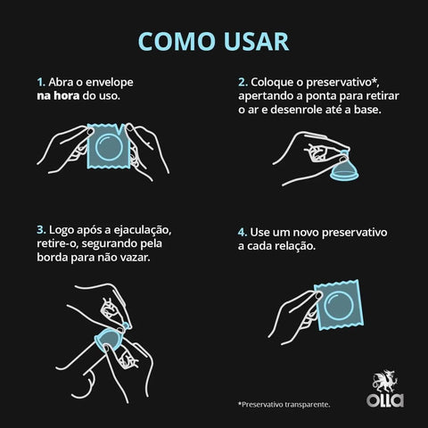 Preservativo Olla Ice  6 Unidades