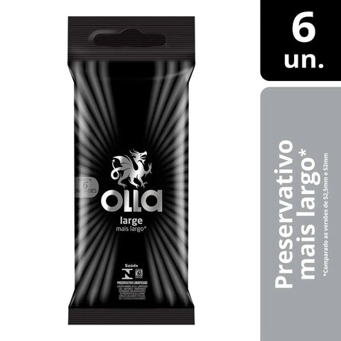 Preservativo Olla Large  6 Unidades
