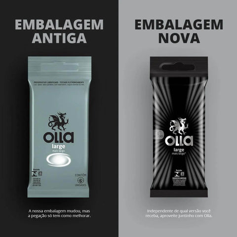 Preservativo Olla Large  6 Unidades