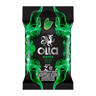 Preservativo Olla Menta  3 Unidades
