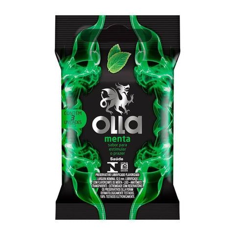 Preservativo Olla Menta  3 Unidades