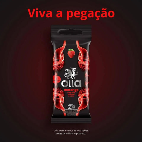 Preservativo Olla Morango  6 Unidades