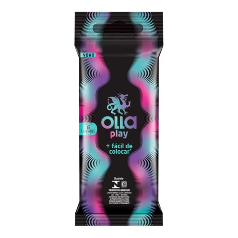 Preservativo Olla Play  6 Unidades