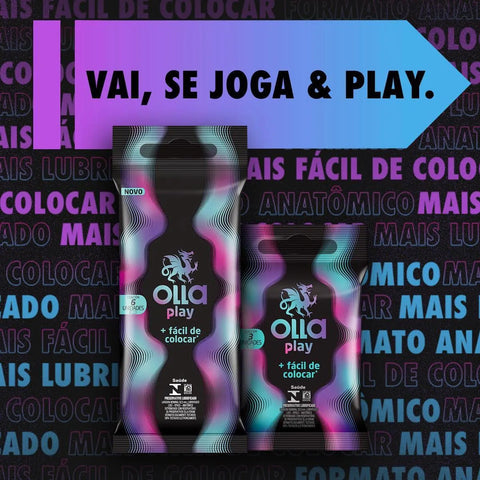 Preservativo Olla Play  6 Unidades