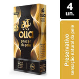 Preservativo Olla Prazer da Pele  4 Unidades