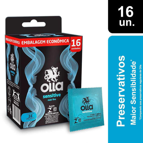 Preservativo Olla Sensitive  16 Unidades