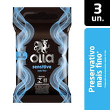 Preservativo Olla Sensitive  3 Unidades