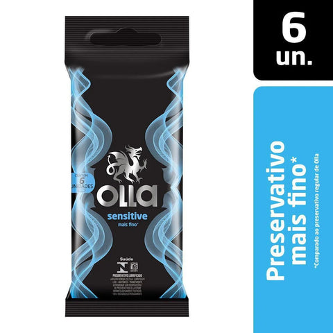 Preservativo Olla Sensitive  6 Unidades