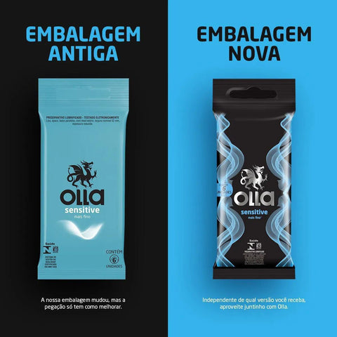 Preservativo Olla Sensitive  6 Unidades