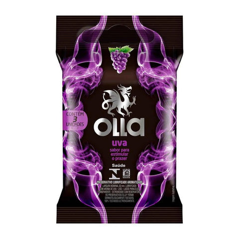 Preservativo Olla Uva  3 Unidades