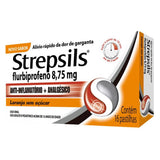 Strepsils Laranja 8,75mg - 16 Unidades - Pastilha