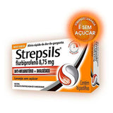 Strepsils Laranja 8,75mg - 16 Unidades - Pastilha