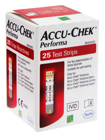 Accu-Chek Performa  Tiras - 25 Unidades