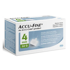 Agulha Accu-Fine para Caneta  Tamanho 4 mm - 100 Unidades