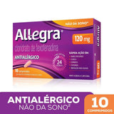 Allegra  120mg - 10 Unidades - Comprimido
