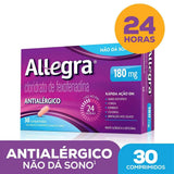 Allegra  180mg - 30 Unidades - Comprimido