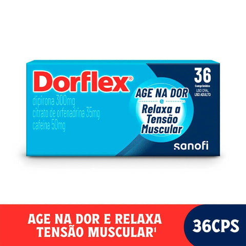 Dorflex  300mg + 35mg + 50mg - 36 Unidades - Comprimido