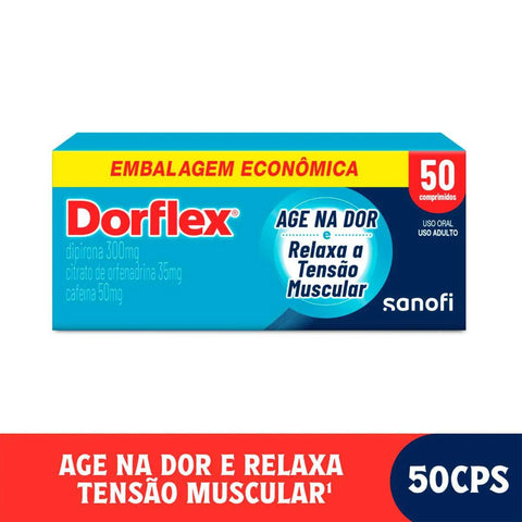 Dorflex  300mg + 35mg + 50mg - 50 Unidades - Comprimido