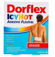 Dorflex Icy Hot  Grande - 5 Unidades - Adesivo
