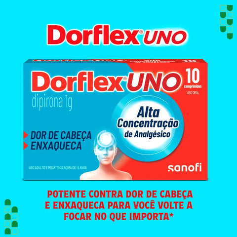 Dorflex UNO  1g - 10 Unidades - Comprimido