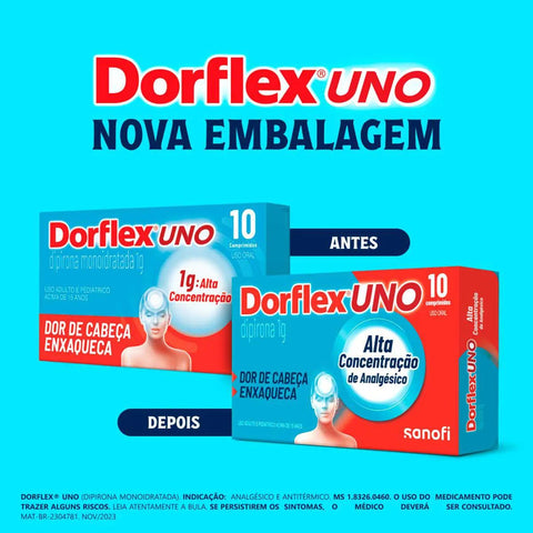 Dorflex UNO  1g - 10 Unidades - Comprimido