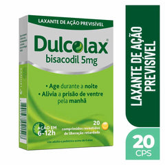 Dulcolax  5mg - 20 Unidades - Comprimido